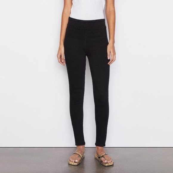 Frame The Jetset Skinny High Rise Crop Skinny Denim Leggings Size Small 2 - Picture 3 of 15